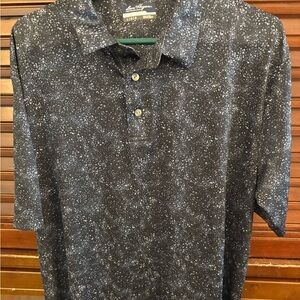 Ben Hogan Men's Black Speckled Polo Shirt
